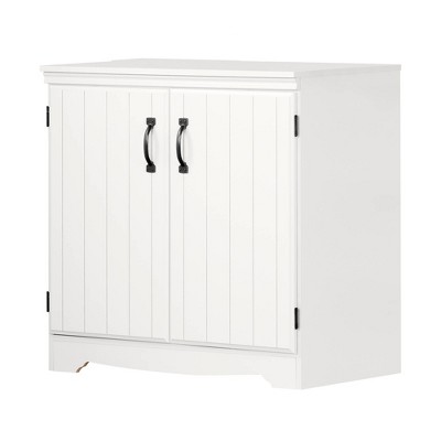 Farnel 2 Door Storage Cabinet Pure White - South Shore