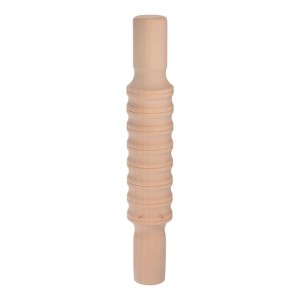 Unique Bargains Crafts Baking DIY Solid Non-Stick Wood Emboss Clay Roller 8.27" x 1.38" 1 Pc - 1 of 4