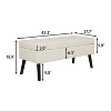 VYNXARIA Storage Bench with Storage Bench for Bedroom End of Bed Bench Foot of Bed Bench Entryway Bench Storage Ottoman Bench - 4 of 4