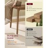Extendable Dining Table for 4 to 8 People, 55.1 to 70.8 Inch Kitchen Table with Heat Resistant Top - 4 of 4
