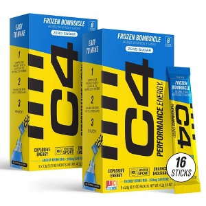 C4 Energy Frozen Bombsicle Drink Sticks - 8ct : Target