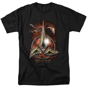 Star Trek Klingon Crest Adult T-Shirt Black - 1 of 4