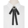 Elerevyo Women's Ribbon Brooches Elegant Bow Neck Tie 1 Pc - image 4 of 4