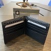 Officially Licensed "US ARMY" Medallion Genuine Leather Classic Handmade Wallet - Bifold Black - 3 of 3