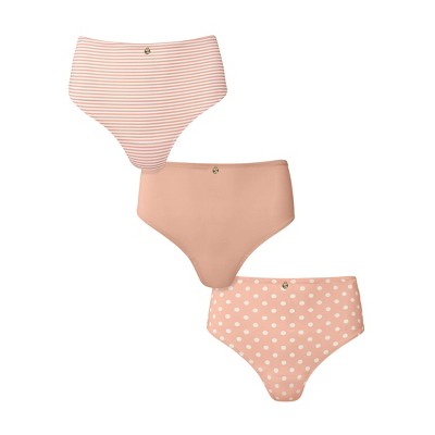 VENUS Womens Pearl By VENUS® Retro Thong 3 Pack