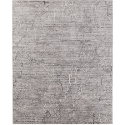Whitton Modern Abstract Gray/Tan/Ivory Area Rug