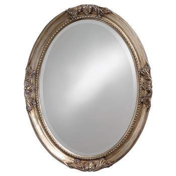 Queen Ann Antique Silver Leaf Mirror - Howard Elliott