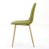 GDFStudio Haleigh Mid-Century Modern Fabric Upholstered Dining Chairs (Set of 2) - 4 of 4