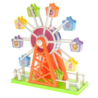 Insten Ferris Wheel Animal Zoo Toy With Music And Lights, Sound Detection