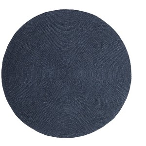 Modern Rustic Braided Pattern High-Traffic Polypropylene Casual Coastal Indoor/Outdoor Area Rug by Blue Nile Mill - 1 of 4
