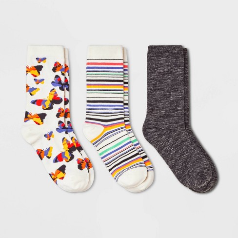 Pride Socks: Rainbow Striped Tube, Athletic and Casual Socks