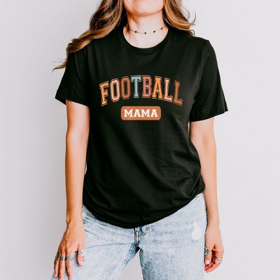 Simply Sage Market Varsity Football Mama Short Sleeve Tee - 2XL - Black