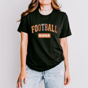Simply Sage Market Varsity Football Mama Short Sleeve Tee - XS - Black - 1 of 4