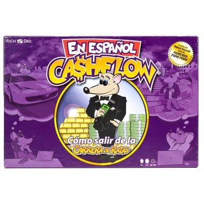 Rich Dad CASHFLOW (Spanish) Educational Board Game, Learn Investing, Real Estate, Stocks, & Business Building for Family Financial Literacy