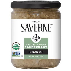 Saverne Kraut Dill & Garlic - Case of 6 - 16 oz - 1 of 2