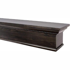 Mantels Direct Bellamy Decorative Wood Fireplace Mantel Floating Wall Shelf - 1 of 4