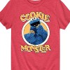 Boys' - Sesame Street - Cookie Monster Eating Short Sleeve Graphic T-Shirt - 2 of 4