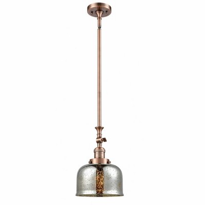 Bell - 1 Light Stem Hung Tiltable Mini Pendant In Industrial Style-14 Inches Tall and 8 Inches Wide