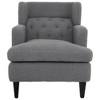 NicBex Accent Chair with Backrest, Upholstered Armchair Comfy Sofa Chair for Living Room, Bedroom - 2 of 4