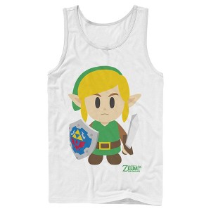 Men's Nintendo Legend of Zelda Link's Awakening Avatar Tank Top - 1 of 4