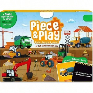 Floor Puzzle Game - Construction Site Jigsaw, Puzzles, 48 Pieces, 2x3ft - 1 of 4