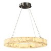 31.5“ Round Alabaster Chandelier - 2 of 4