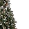 Northlight Real Touch™️ Pre-lit Snow Valley Pine Artificial Christmas Tree - 7.5' - Clear Lights - image 4 of 4