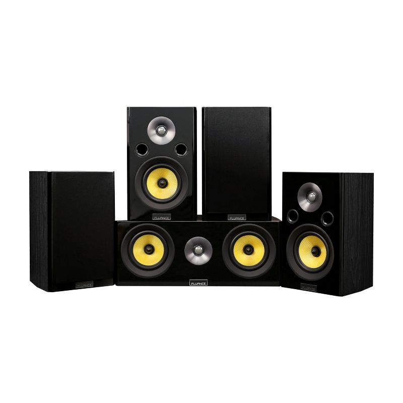 Fluance Signature HiFi Compact Surround Sound Home Theater 5.0 Channel System, 1 of 7