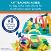 Tru-Ray® Construction Paper, Heavyweight, Electric Orange, 12" x 18", 50 Sheets - 3 of 4