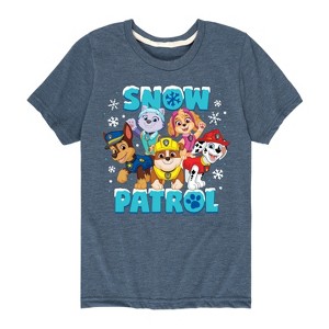 Boys' - Paw Patrol - Snow Patrol Short Sleeve Graphic T-Shirt - 1 of 4