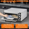 1100W Commercial Countertop Pizza Oven, Stainless Steel Electric Pizza Maker With Timer & Removable Crumb Tray for Home & Restaurant Use - 4 of 4