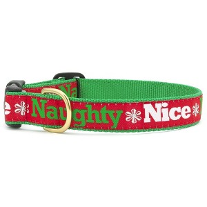 Up Country Christmas Naughty and Nice Dog Collar - 1 of 3