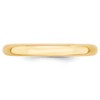 Black Bow Jewelry 2mm to 6mm 10K Yellow Gold Domed Comfort Fit Band - 3 of 4