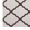Modway Marja Moroccan Trellis 5x8 Area Rug - Brown and Gray,  100% Polyester Microfiber ,  Tight Low Pile Weave - 3 of 4