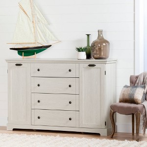 Lilac 4 Drawer Dresser with Doors - South Shore - 1 of 4