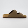 CUSHIONAIRE Men's Lane Cork Footbed Sandal with +Comfort,  Arch Support, Adjustable Straps, Casual Summer Footwear - 4 of 4