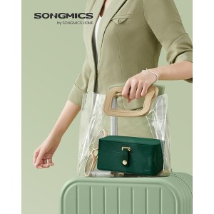 Jewelry Box, Travel Jewelry Case, 2-Layer Jewelry Holder Organizer, 4.6 x 6.3 x 3 Inches, Portable, Versatile Earring Storage - 1 of 4