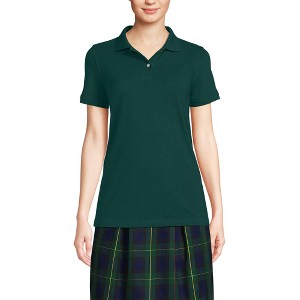 Lands' End School Uniform Young Women's Short Sleeve Mesh Polo Shirt - 1 of 3
