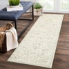 Vintage Washable Floral Print Living Room Rugs, Low Pile Non Slip Floor Carpet for Bedroom Dining Room - 2 of 4
