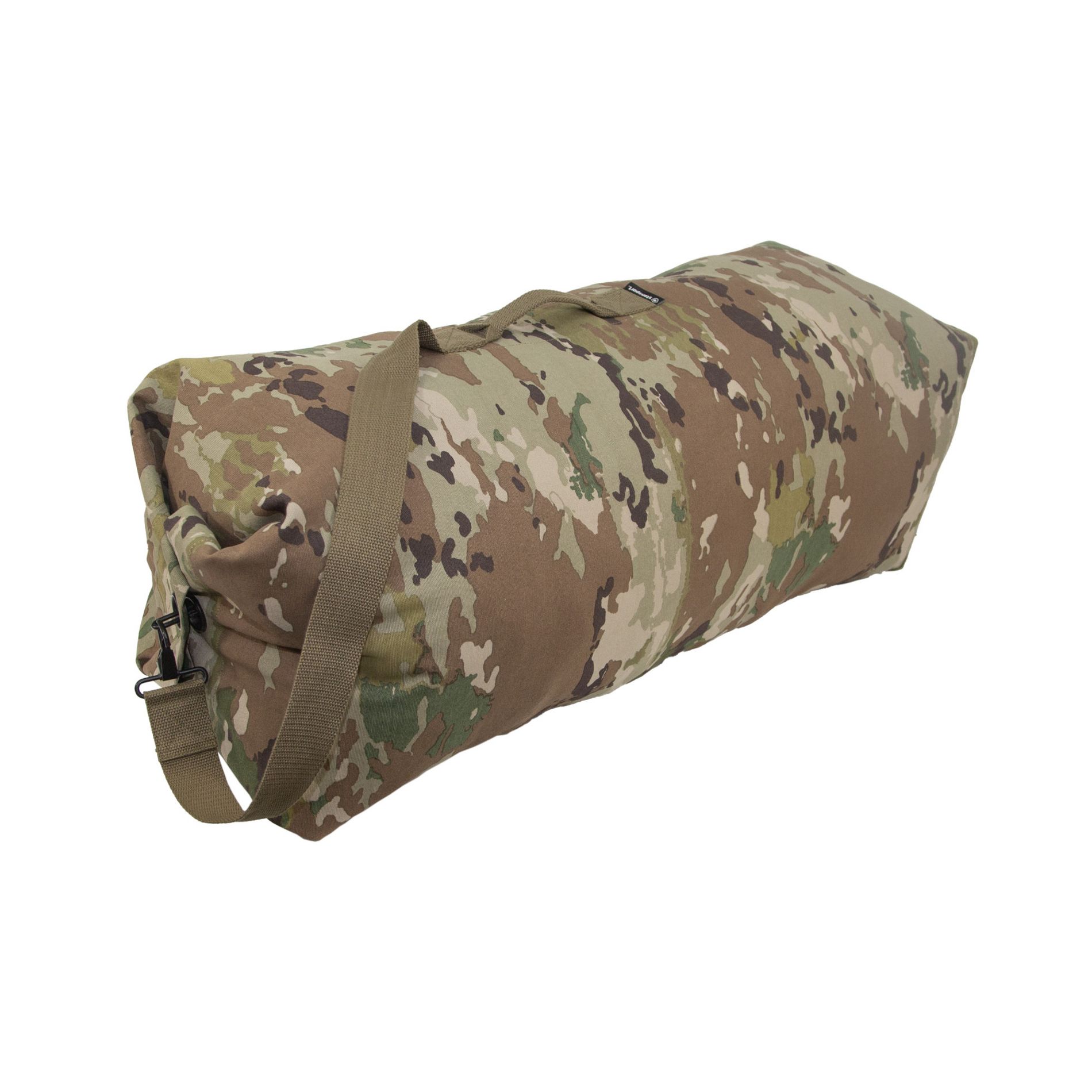 Stansport Top Load Canvas Deluxe Duffel Bag - Camo - 42" x 12" x 12"