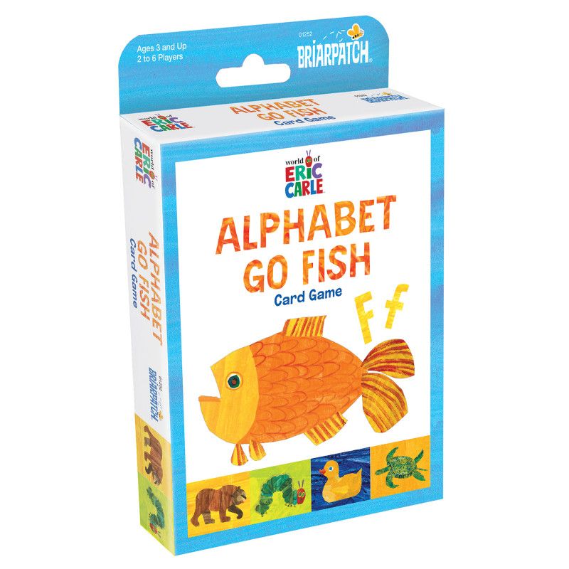 Briarpatch The World of Eric Carle Alphabet Go Fish Card Game, 1 of 2