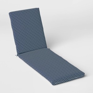 78"x24" Woven Outdoor Chaise Lounge Cushion - Threshold™ - 1 of 4