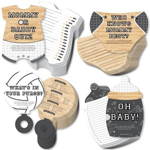 Big Dot of Happiness Bump, Set, Spike - Volleyball - 4 Baby Shower Games - 10 Cards Each - Gamerific Bundle - 1 of 4