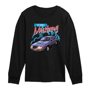 Boys' - Ford - Mustang Lightning Long Sleeve Graphic T-Shirt - 1 of 3