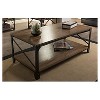 Grayson Vintage Industrial Occasional Cocktail Coffee Table - Antique Bronze - Baxton Studio - image 2 of 4
