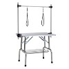 Gulches 42-Inch Foldable Pet Grooming Table for Pet Large Dogs and Cats with Adjustable Arm and Clamp - Gray - 3 of 4