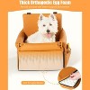 TruAIR Foldable Dog Car Seat Ð Booster Travel Bed for Medium Pets - 4 of 4