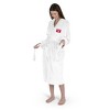 SMU Mustangs NCAA White Out Silk Touch Robe Small/Medium - 2 of 4