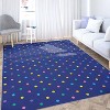 Crayola Polka Dot Blue Area Rug By Well Woven - 2 of 4