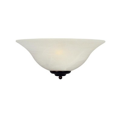 Maxim Lighting Essentials - 2058x 1 - Light Wall Light in  Oil Rubbed Bronze
